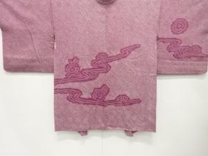 本総絞り　流水に花模様　絵羽織